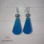 Load image into Gallery viewer, Wood and Pearl Engraved Earring
